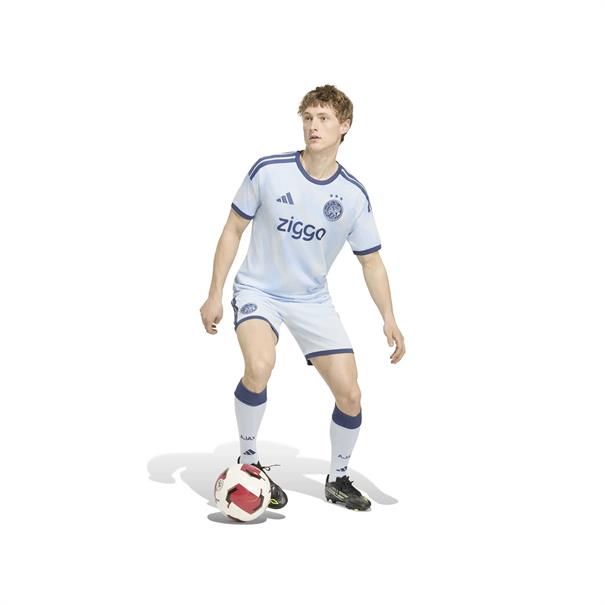 Adidas Ajax 3e Wedstrijdbroek 2026-2027 Lichtblauw