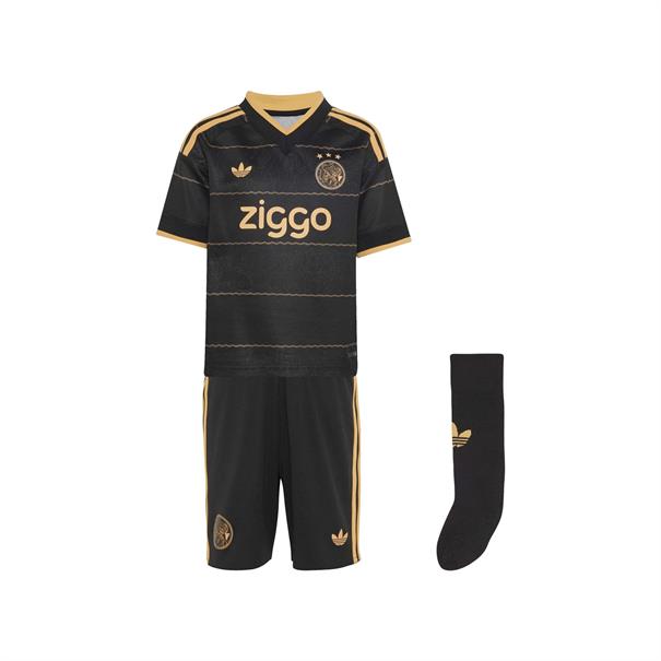 Adidas Ajax Uit Minikit Peuters/Kleuters 2026-2027 Zwart Goud