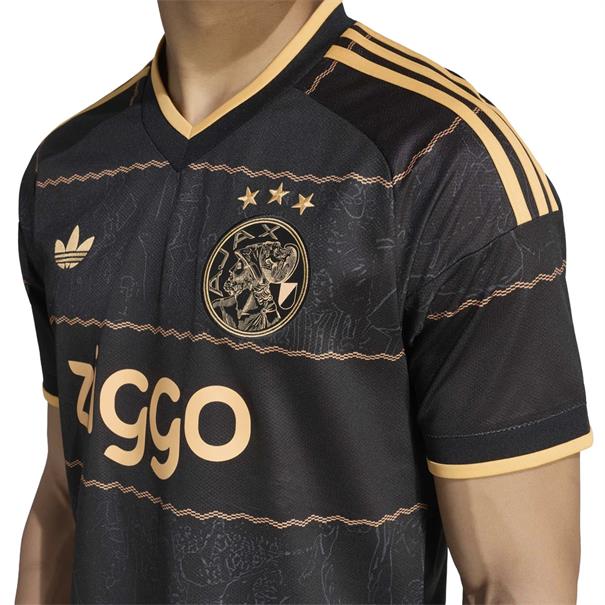 Adidas Ajax Uit Wedstrijdshirt 2026-2027 Zwart Goud