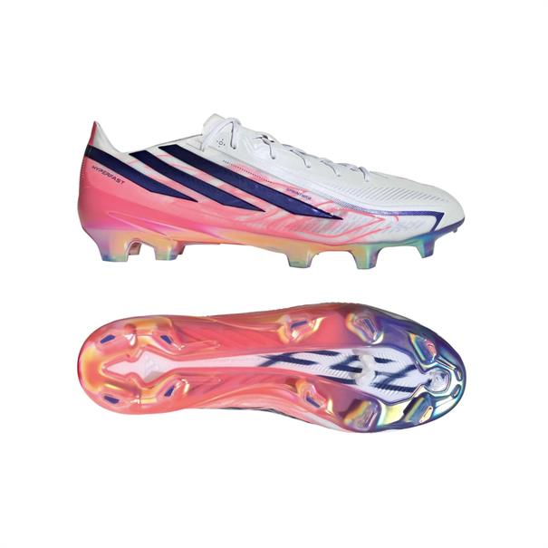Adidas F50 Hyperfast Elite Gras Voetbalschoenen Wit Paars Roze