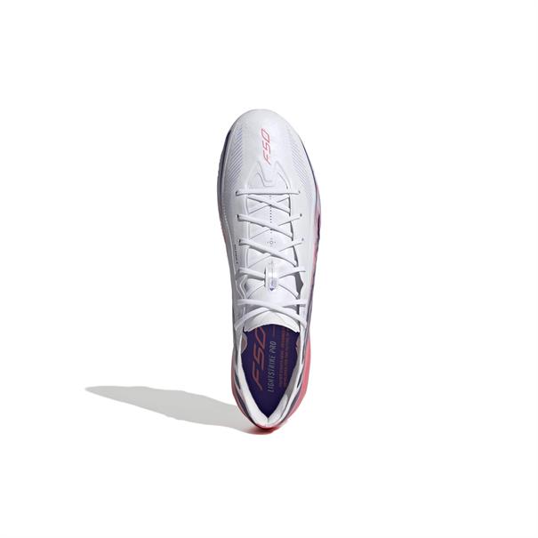 Adidas F50 Hyperfast Elite Gras Voetbalschoenen Wit Paars Roze