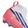 Adidas F50 Hyperfast League Gras Voetbalschoenen Kinderen Wit Paars Roze