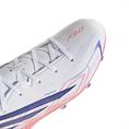 Adidas F50 Hyperfast League Gras Voetbalschoenen Kinderen Wit Paars Roze