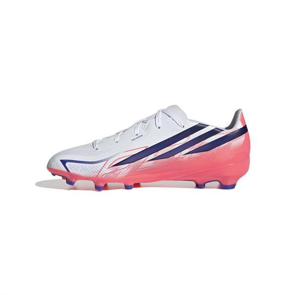 Adidas F50 Hyperfast League Gras Voetbalschoenen Kinderen Wit Paars Roze