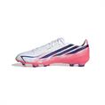 Adidas F50 Hyperfast League Gras Voetbalschoenen Wit Paars Roze