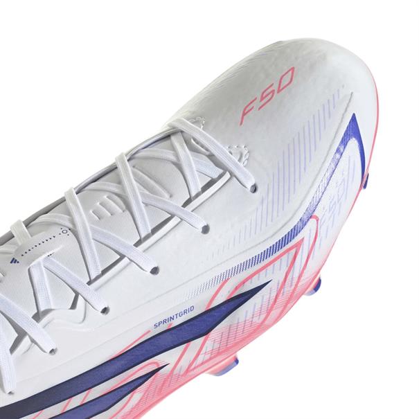 Adidas F50 Hyperfast League Gras Voetbalschoenen Wit Paars Roze