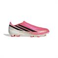 Adidas F50 Hyperfast League Veterloze FG Voetbalschoenen Roze / Zwart / Wit