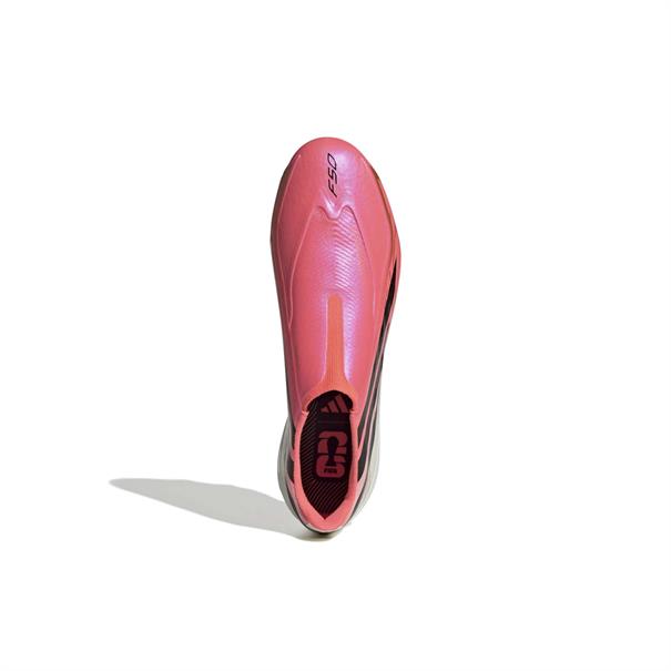 Adidas F50 Hyperfast League Veterloze FG Voetbalschoenen Roze / Zwart / Wit