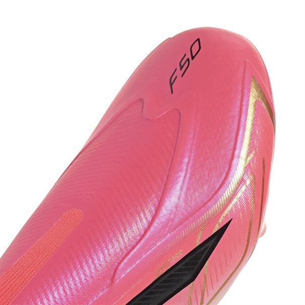 Adidas F50 Hyperfast League Veterloze FG Voetbalschoenen Roze / Zwart / Wit