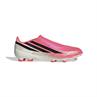 Adidas F50 Hyperfast League Veterloze FG Voetbalschoenen Roze / Zwart / Wit