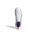 Adidas F50 Hyperfast League Veterloze Gras Voetbalschoenen Kinderen Wit Paars Roze