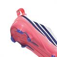 Adidas F50 Hyperfast League Veterloze Gras Voetbalschoenen Kinderen Wit Paars Roze