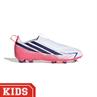 Adidas F50 Hyperfast League Veterloze Gras Voetbalschoenen Kinderen Wit Paars Roze