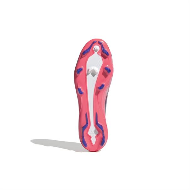 Adidas F50 Hyperfast League Veterloze Gras Voetbalschoenen Wit Paars Roze