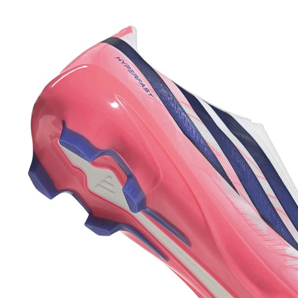 Adidas F50 Hyperfast League Veterloze Gras Voetbalschoenen Wit Paars Roze