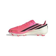 Adidas F50 Hyperfast Leaque Gras Voetbalschoenen FG Kinderen Roze / Zwart / Wit