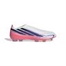 Adidas F50 Hyperfast Pro Veterloze Gras Voetbalschoenen Wit Paars Roze