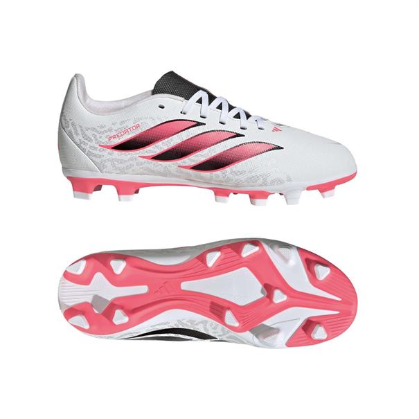 Adidas Predator Club Gras Kunstgras Voetbalschoenen Kinderen Wit Roze Zwart