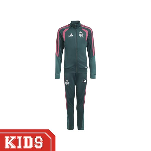 Adidas Real Madrid CF Trainingspak 2026-2027 Kinderen Groen Roze Wit
