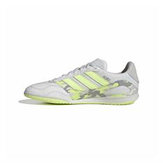 Adidas Super Sala III Indoorschoenen Lichtgrijs Lime