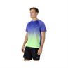 Asics 2011D512 Road Fade Hardloopshirt Heren Blauw / Dessin