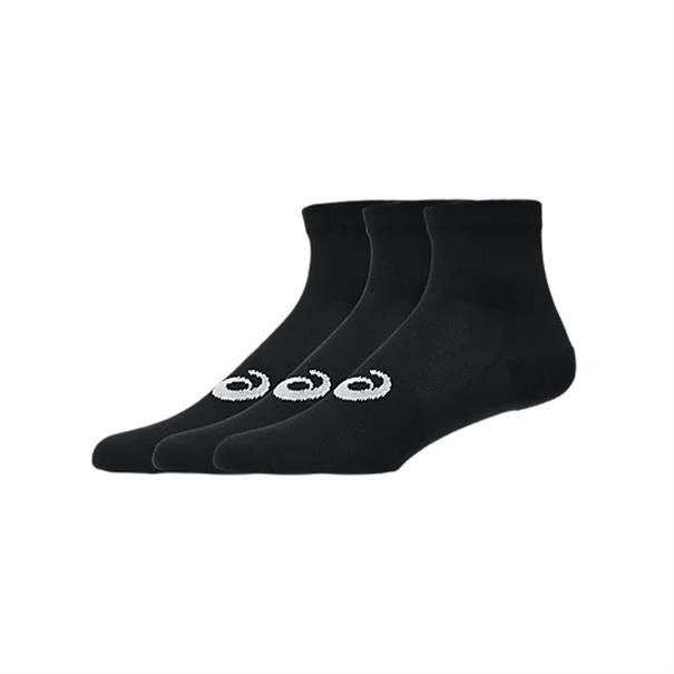 Asics 3-Pack Quarter Sportsokken Zwart