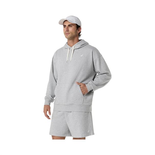 ASICS French Terry Hoodie Heren Lichtgrijs