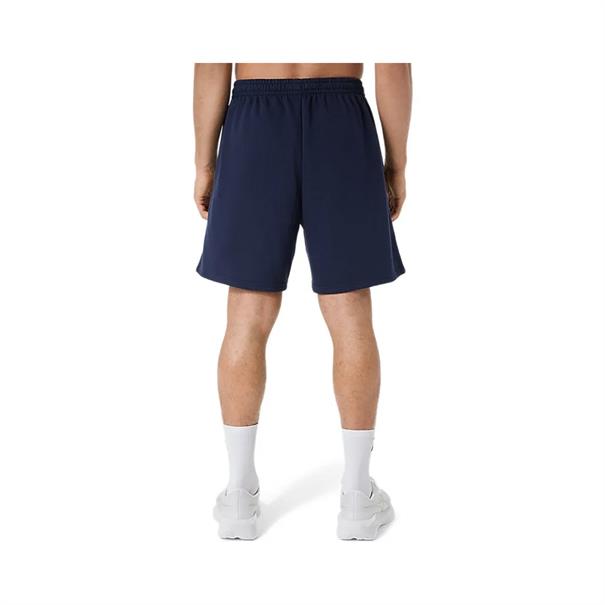 Asics French Terry Trainingsshort Heren Donkerblauw
