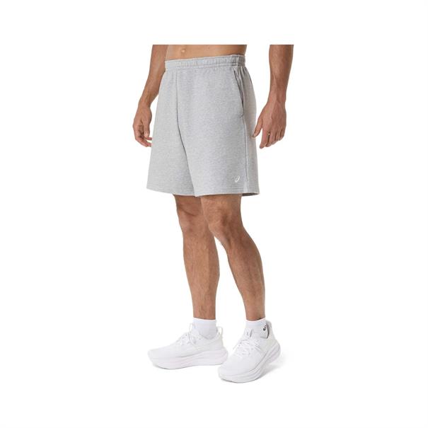 Asics French Terry Trainingsshort Heren Grijs