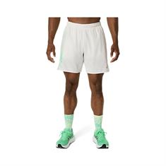 ASICS Icon 7” Hardloopshort Heren Cream / Vital Green
