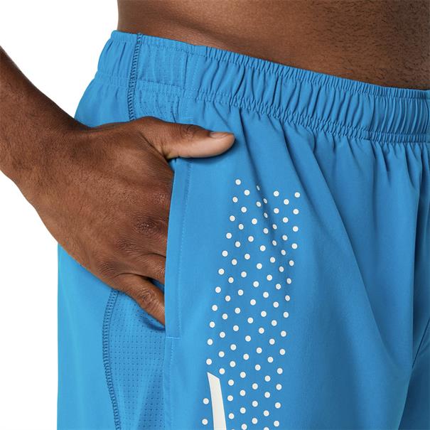 ASICS Icon 7” Runningshort Heren Lichtblauw