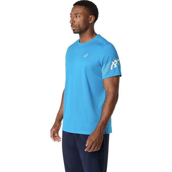 Asics Icon Sportshirt Heren Lichtblauw