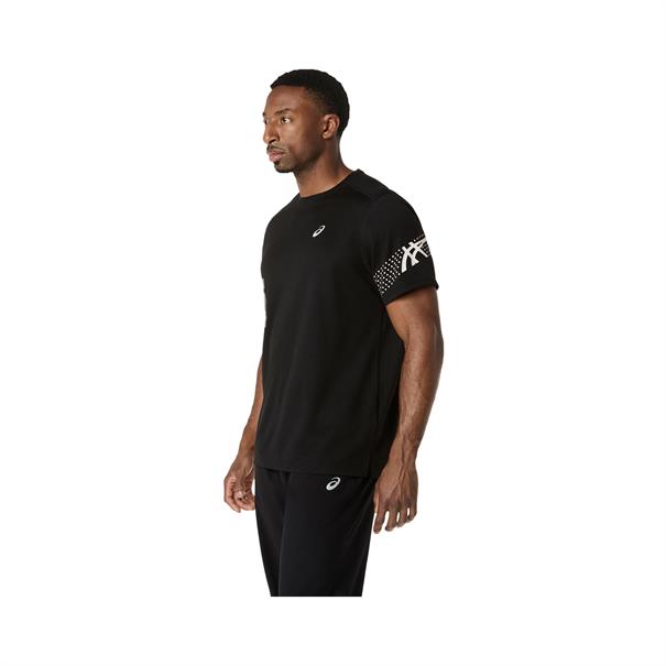 Asics Icon SS Sportshirt Heren zwart