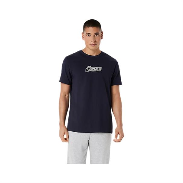 Asics Logo Graphic T-Shirt Donkerblauw