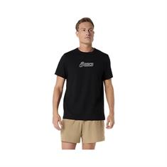 ASICS Logo Graphic T-Shirt Heren Zwart