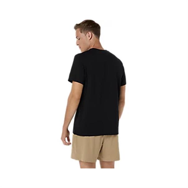 ASICS Logo Graphic T-Shirt Heren Zwart