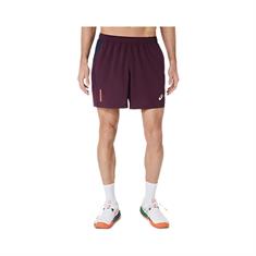 ASICS Padel Court 7" Short Heren Bordeaux