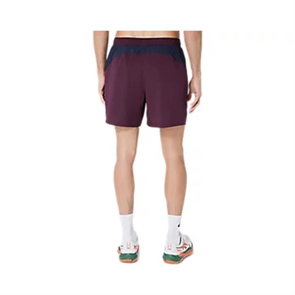 ASICS Padel Court 7" Short Heren Bordeaux