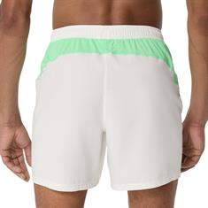 Asics Padel Court 7" Sportshort Heren Cream / Vital Green