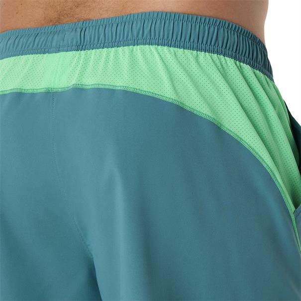 Asics Padel Court 7" Sportshort Heren Misty Pine / Vital Green