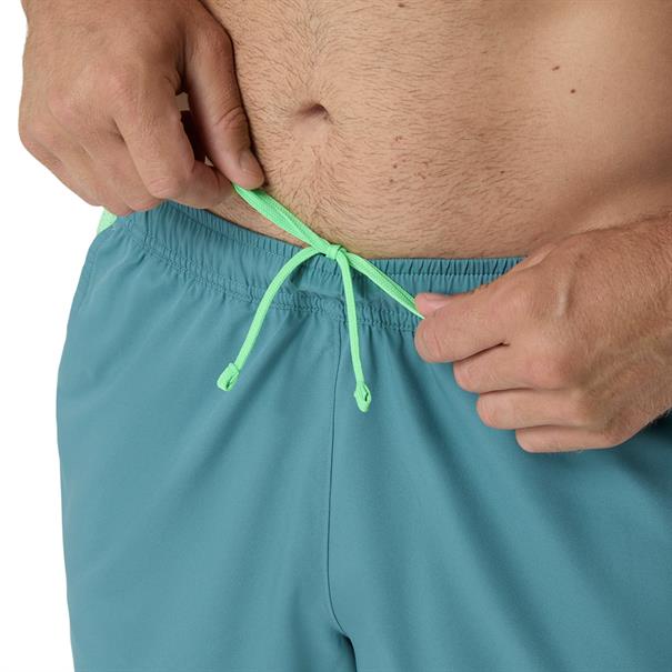 Asics Padel Court 7" Sportshort Heren Misty Pine / Vital Green