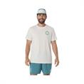Asics Padel Court Graphic T-Shirt Heren Cream / Vital Green