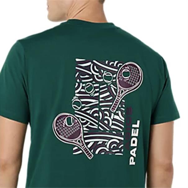 Asics Padel Court Sportshirt Heren Groen