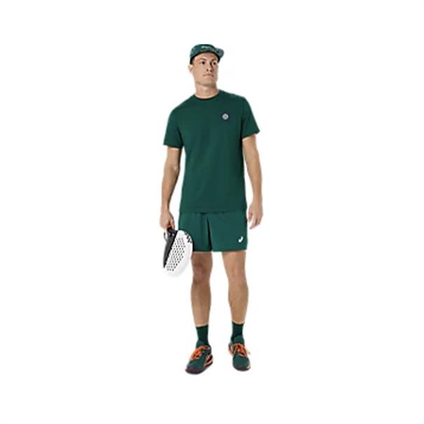 Asics Padel Court Sportshirt Heren Groen