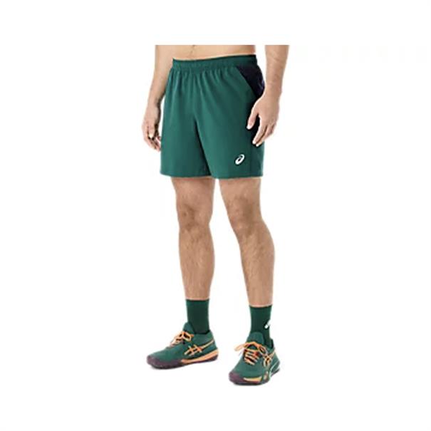 Asics Padel Court Sportshort Heren Groen