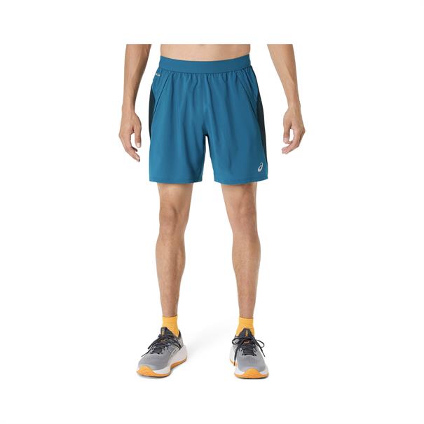 Asics Road 7" Sportshort Heren Petrol