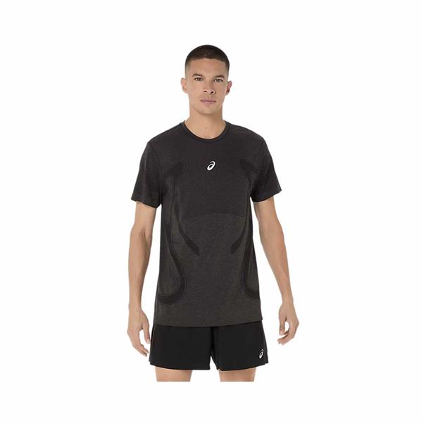 ASICS Road Seamless Hardloopshirt Heren Zwart
