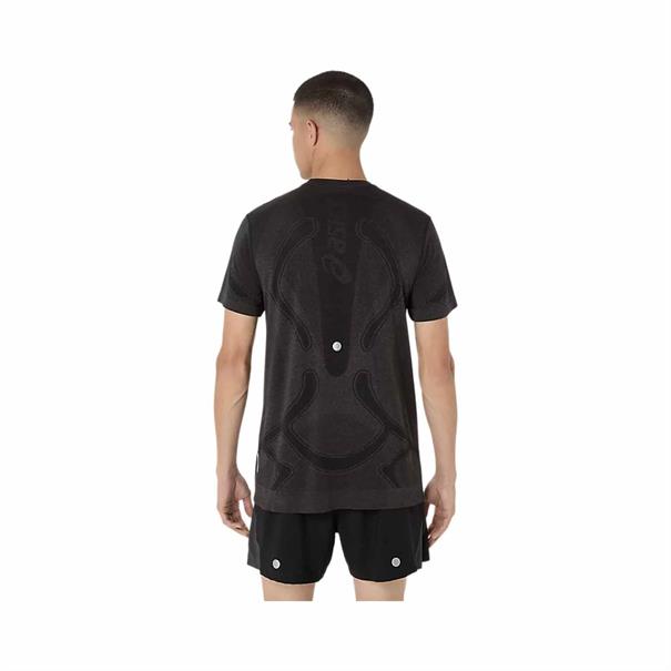 ASICS Road Seamless Hardloopshirt Heren Zwart