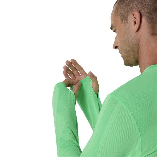 Asics Road Seamless Shirt Heren Lichtgroen