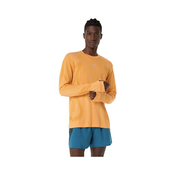 Asics Road Seamless Sportshirt Heren Oranje